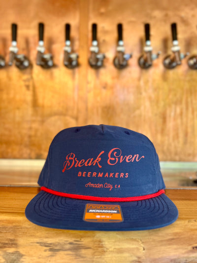 Classic Break Even Beermakers Nylon Hat.