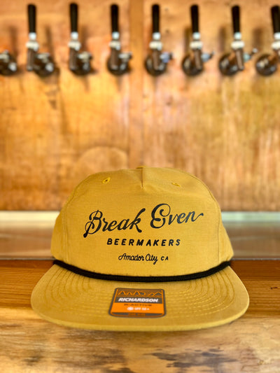 Classic Break Even Beermakers Nylon Hat.