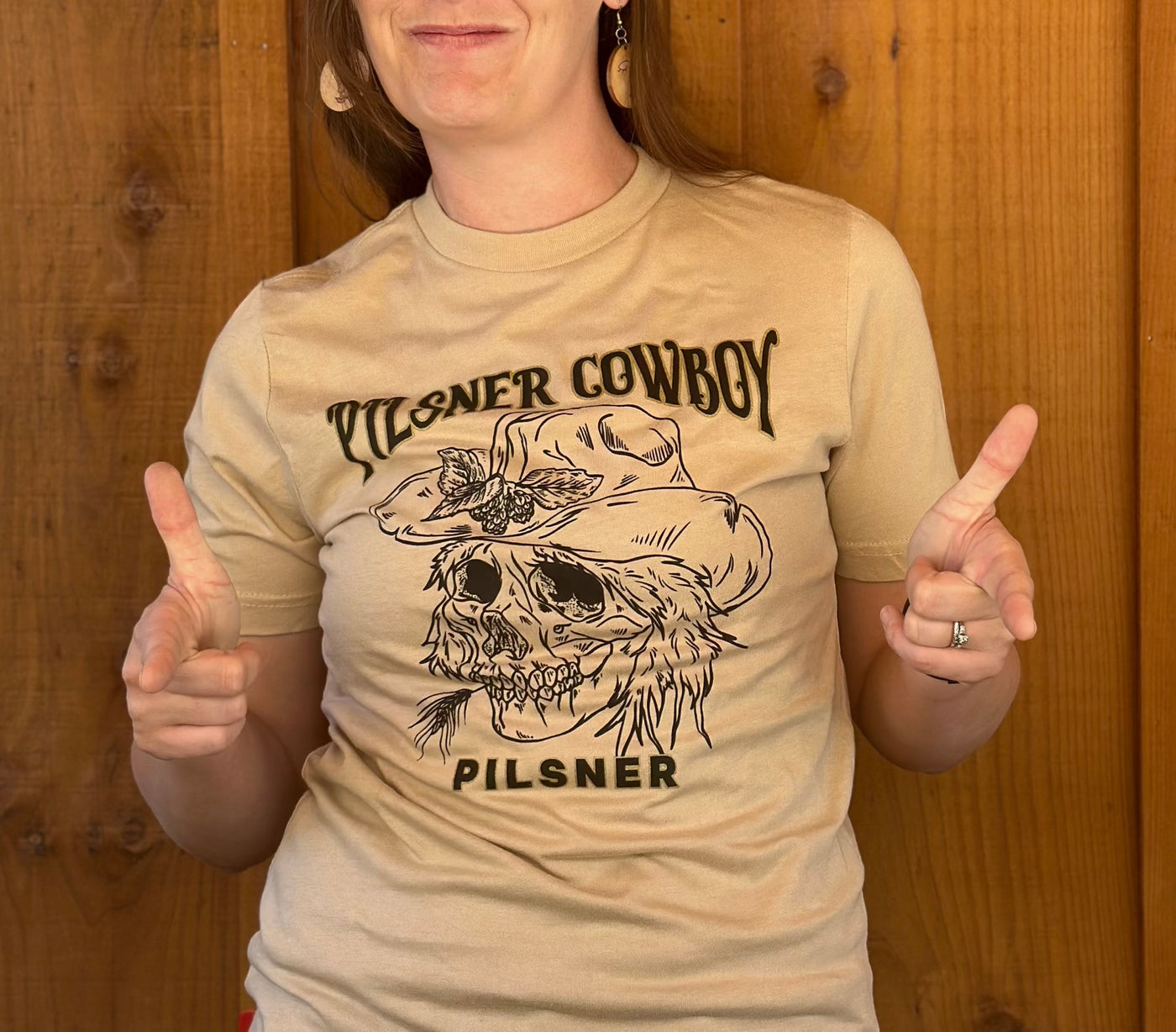 Pilsner Cowboy Pilsner Unisex T-ShirT